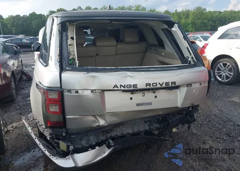 2015 Land Rover Range Rover 3.0L V6 Supercharged Hse из США, поврежденный, VIN SALGS2VF7FA219096